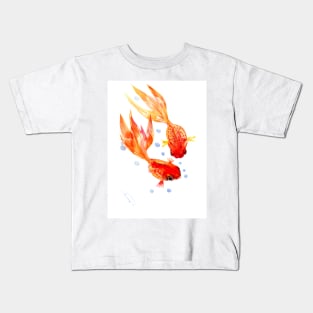 Goldfish Children Artwork Kids T-Shirt